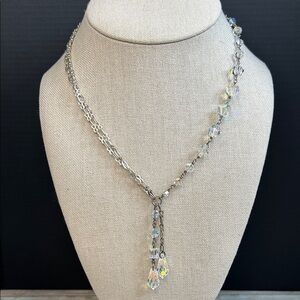925 Sterling Silver Crystal Necklace